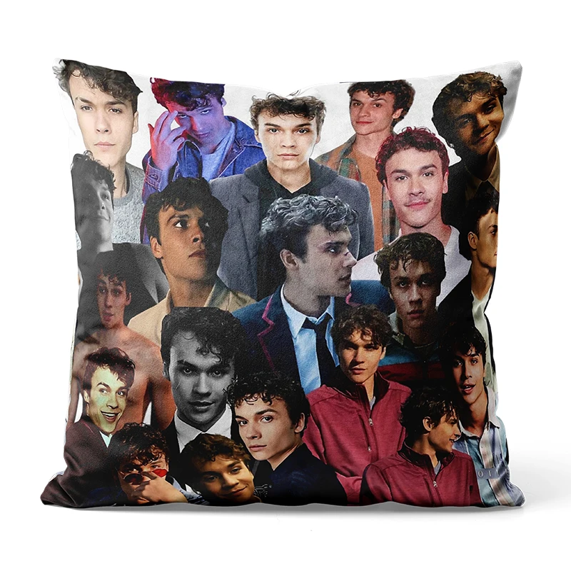 

Gaslight Gatekeep Girlboss Benjamin Wadsworth Photo Collage Throw Pillow Covers Cushion Cases for Couch Sofa Bedroom 45cm x 45cm