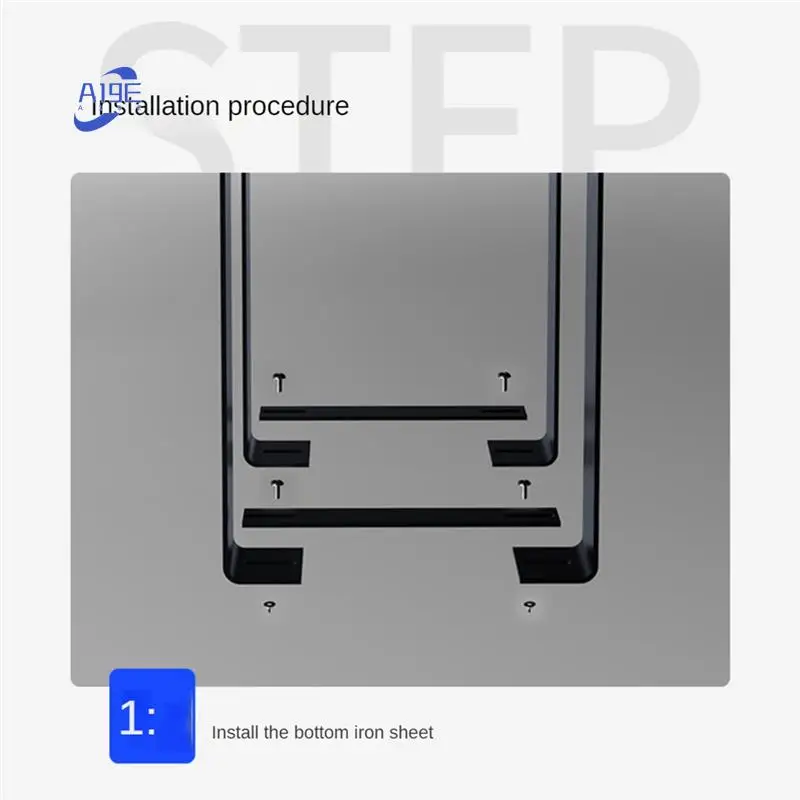 

A19E-1 Set Under Desk PC Mount Bracket For Computer Case Computer Mainframe Hanger Host Box Stand Bracket Rack