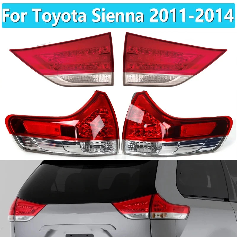 

Car Tail Light for Toyota Sienna 2011 2012 2013 2014 Rear Brake Reverse Stop Lamp 8155008030 8156008030 8158008010 8159008010