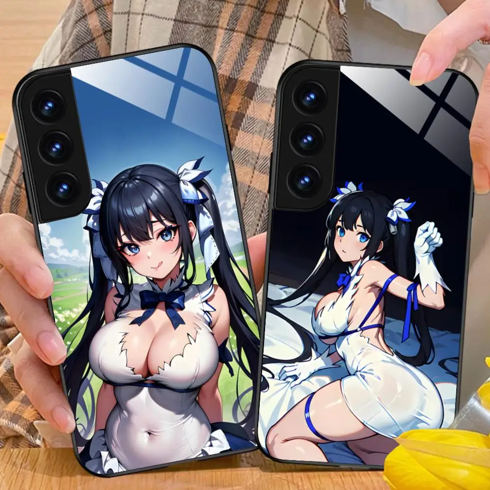 Anime Danmachi Hestia Mobile Phone Case for Samsung Galaxy S26 S25 S24 S23 S22 S21 S20 Note20 Plus FE Ultra Glass Colorful Cover