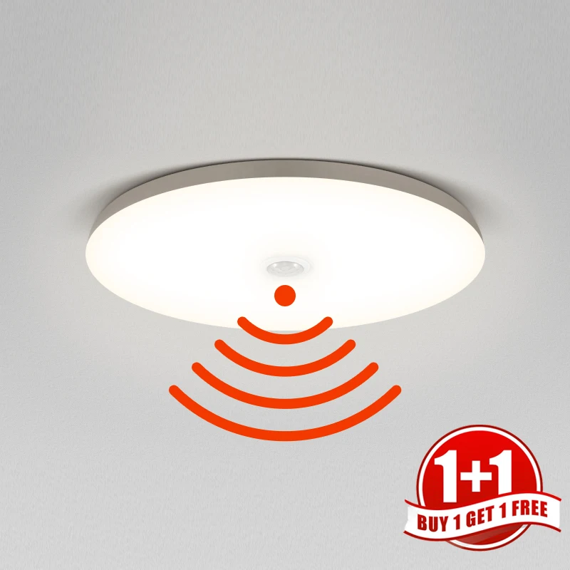 모던 LED 천장 조명, 모션 센서 천장 조명, LED 천장 램프, 거실용 스마트 천장 조명, 110V, 220V, 20W, 30W, 40W
