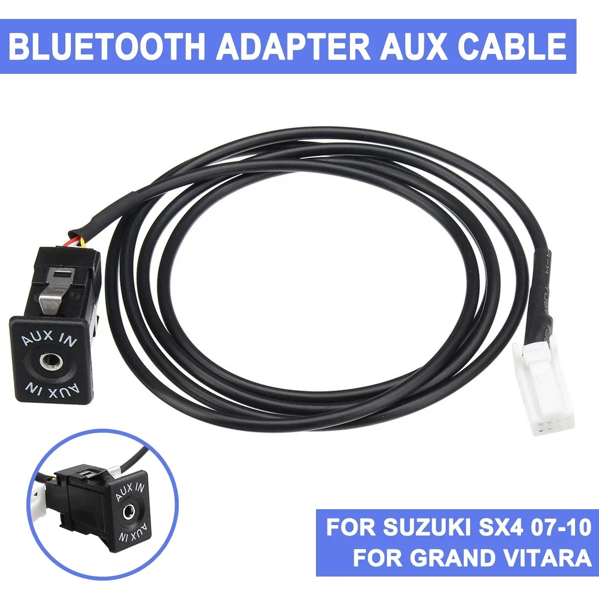 

Car bluetooth Audio Cable AUX Input Adapter Car Electronics Accessories For Suzuki SX4 Grand Vitara 07-10