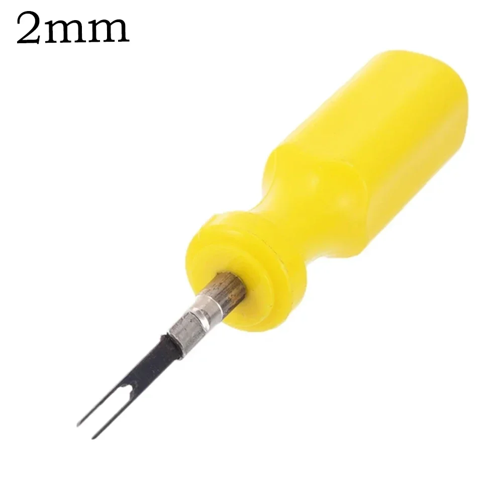 2mm Car Plug Terminal Removal Tool Key Pin Extractor Puller 2mm 2mm Electrical Wire Connector With Handle Automotive Repair