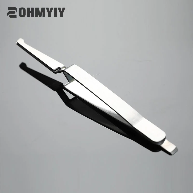 Stainless Steel Dental Tweezer Plier Direct Bracket Holder Orthodontic Bonding