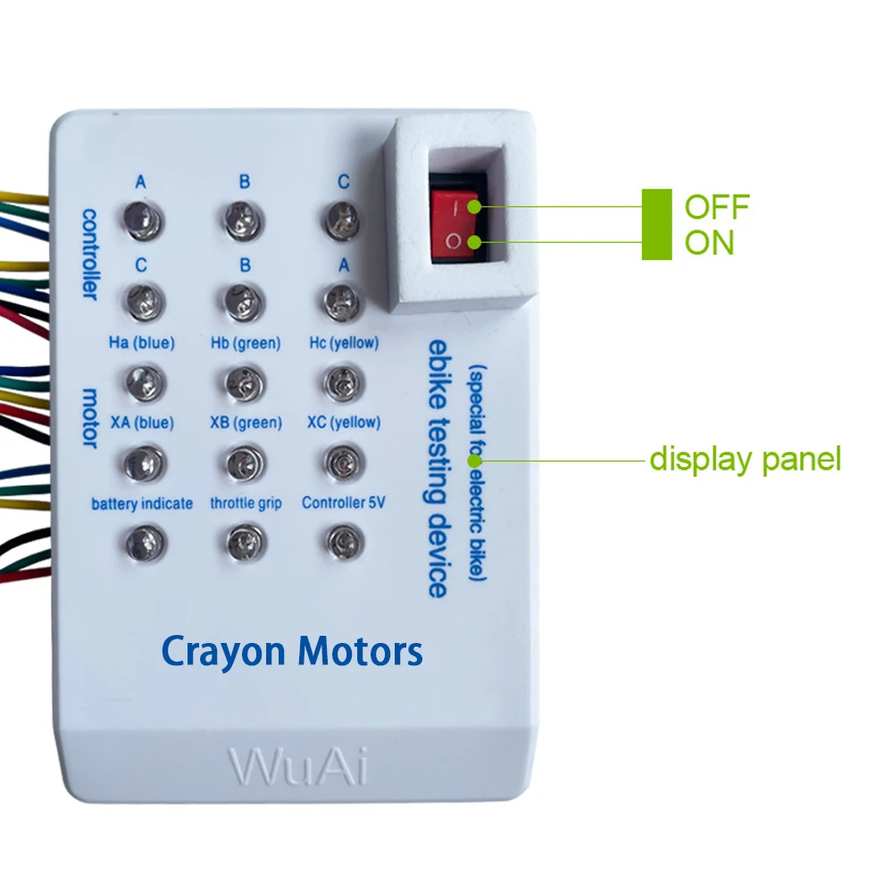 Electromobile Repair Device Scooter Maintenance Detector Brushless Motor Hall Controller 24V/36V/48V/60V/72V E-bike Tester