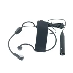 MiCWL DY-XLR Cardioid Dynamic HeadWear Microphone XLR 48V Phantom Power Headset Mic with 5m Cable For Mixer Recorder
