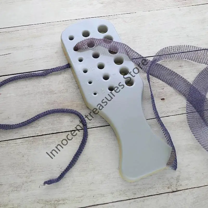 3xua 2pcs/setプラスチックワイヤードロープラテメタルメッシュドロープレートジュエリーツールブレスレットネックレスジュエリーを作るために使用