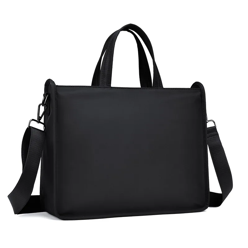 new Portable File Folder Bag Men Briefcases Document Handbag Business Briefcases Multi-layer Black Business Tote Bolsas Lawyer