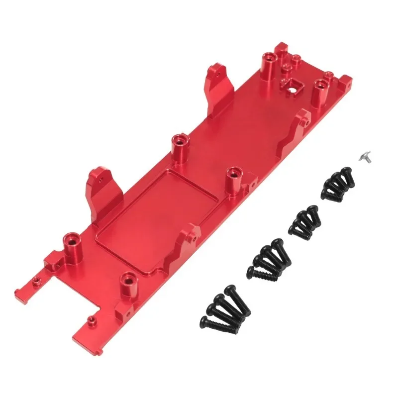 Compartimento traseiro de feixe traseiro de metal para 1/18 C8823 Unimog modificação e acessórios de atualização de veículos off-road de seis rodas