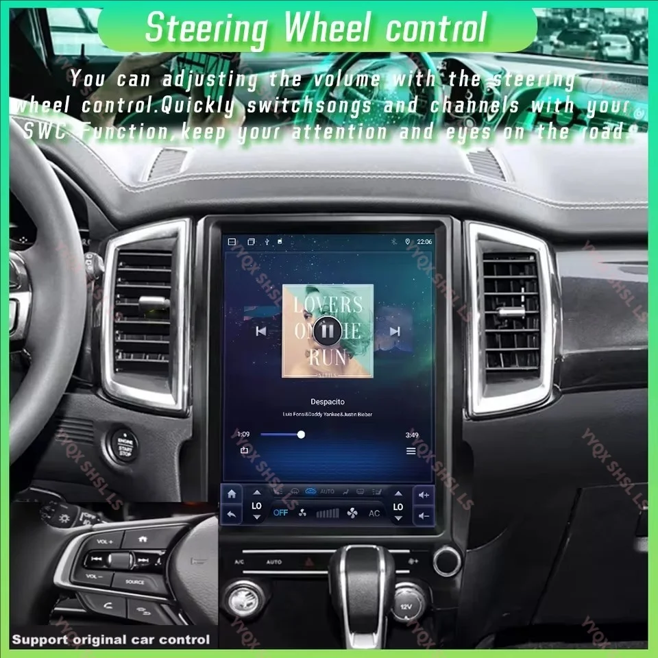 

LS For Ford Everest Ranger 2016~2021 Android Auto Carplay Car Radio Stereo Automotive Multimedia Player GPS Navi Head Unit