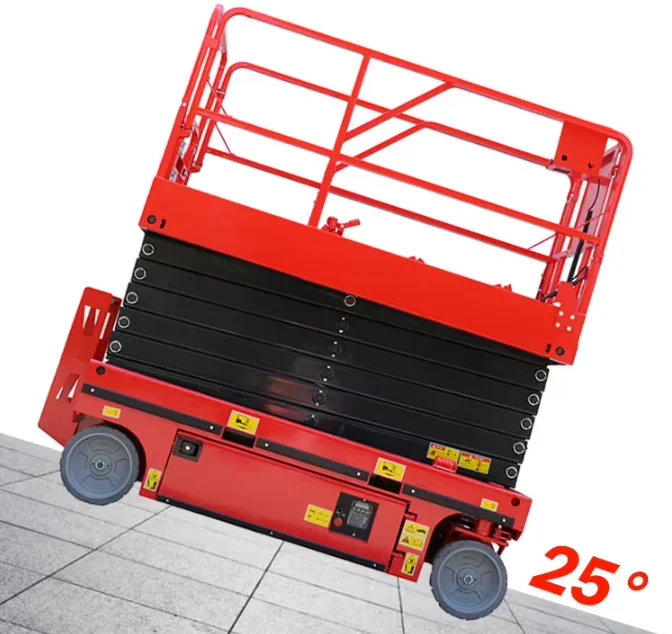 

Aerial Work Platform Elevating Work Platform Mobile Lift Platform Electric Scissor Lift One-Man Lift for Building Material Shops