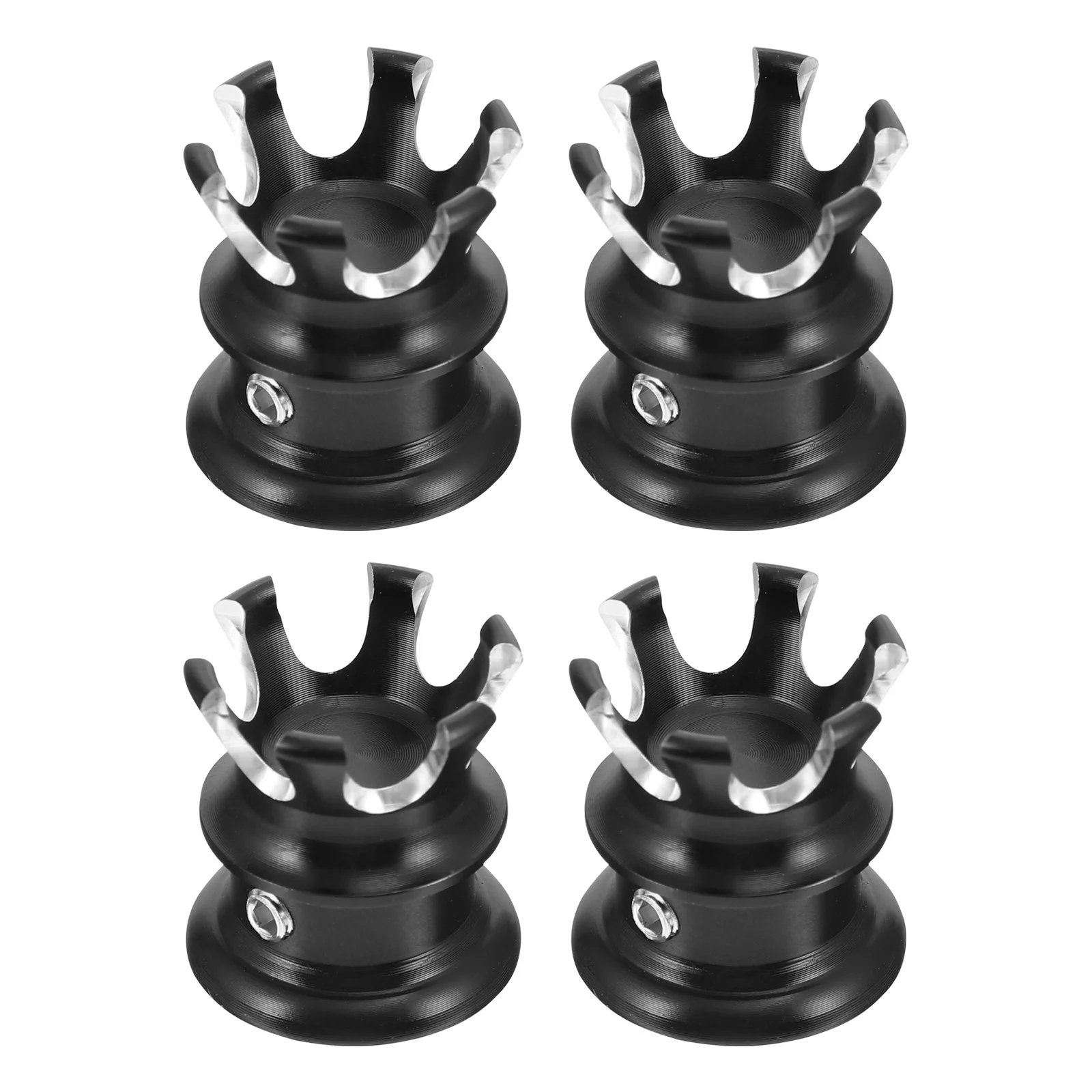 4 Pcs Spiral Engine Screw The Replacement Aluminum Alloy Gas Cover