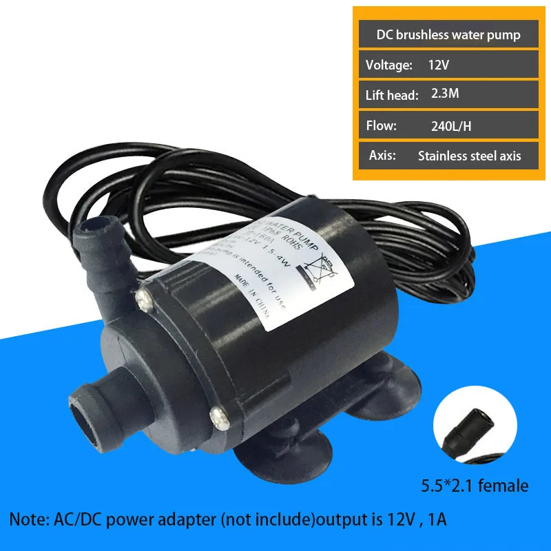 

Mini DC Brushless Small Water Pump For Bonsai and Small Fish Tank