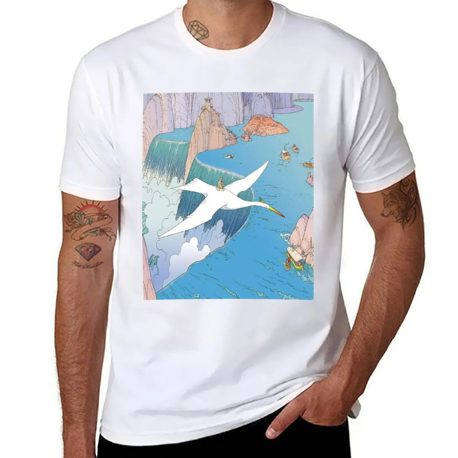 

meobius art T-Shirt mens graphic t shirts t shirts for man slim fit t shirts for man graphic vintage T-shirt