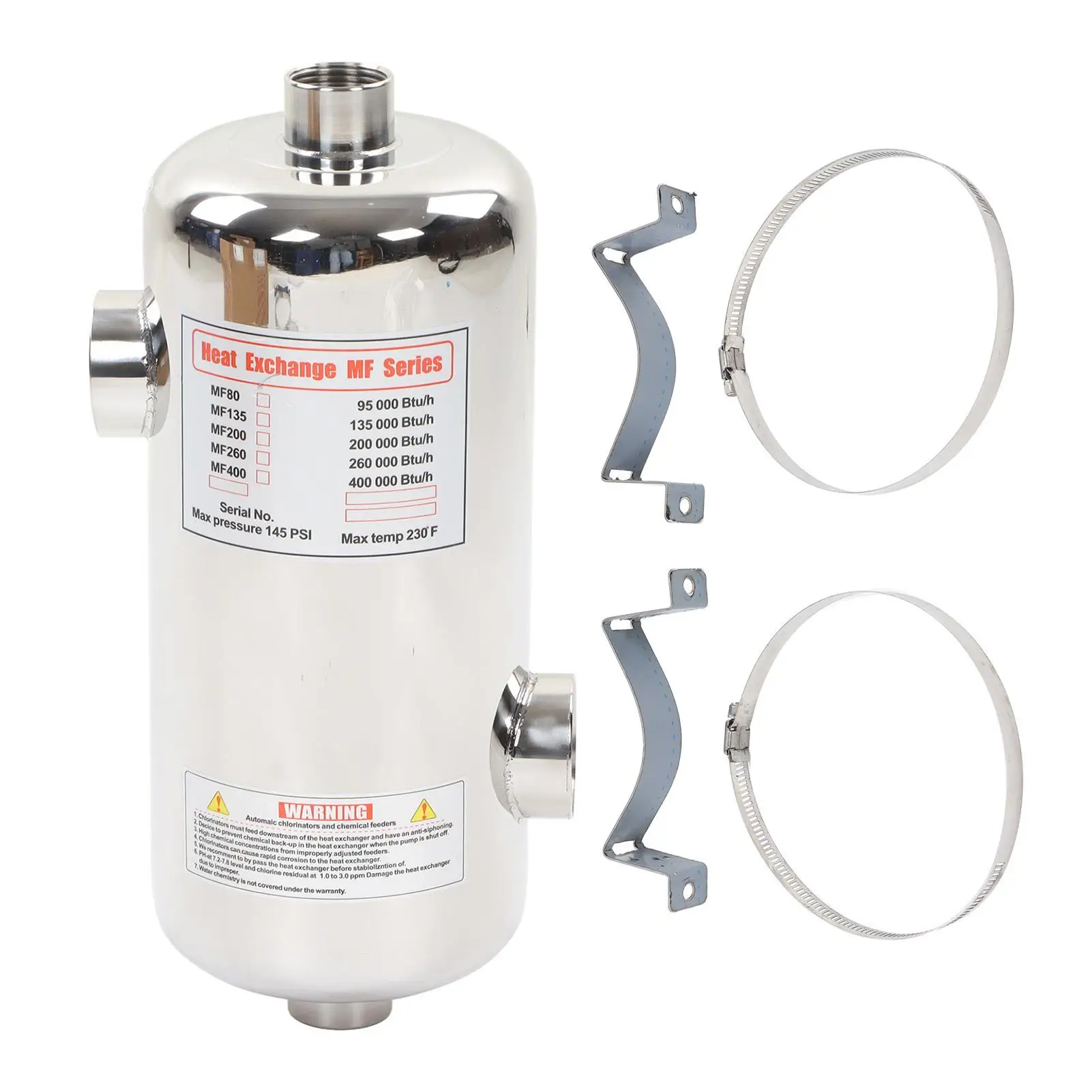 

40KW Stainless Steel Heat Exchanger for spa and Swimming Pool Solar Heating System