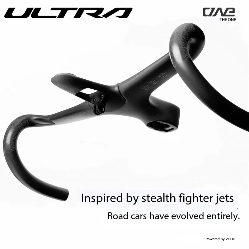 THE ONE ULTRA road bike integrated handlebar, carbon fiber