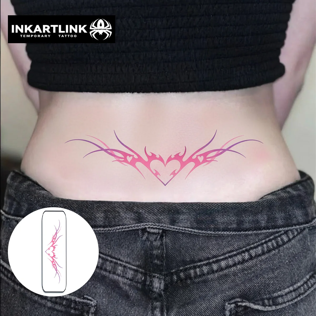 INKARTLINK Temporary Tattoo Stickers Hand Drawing Waterproof Color Printing Temporary Tattoo Party Supplies DIY Stickers
