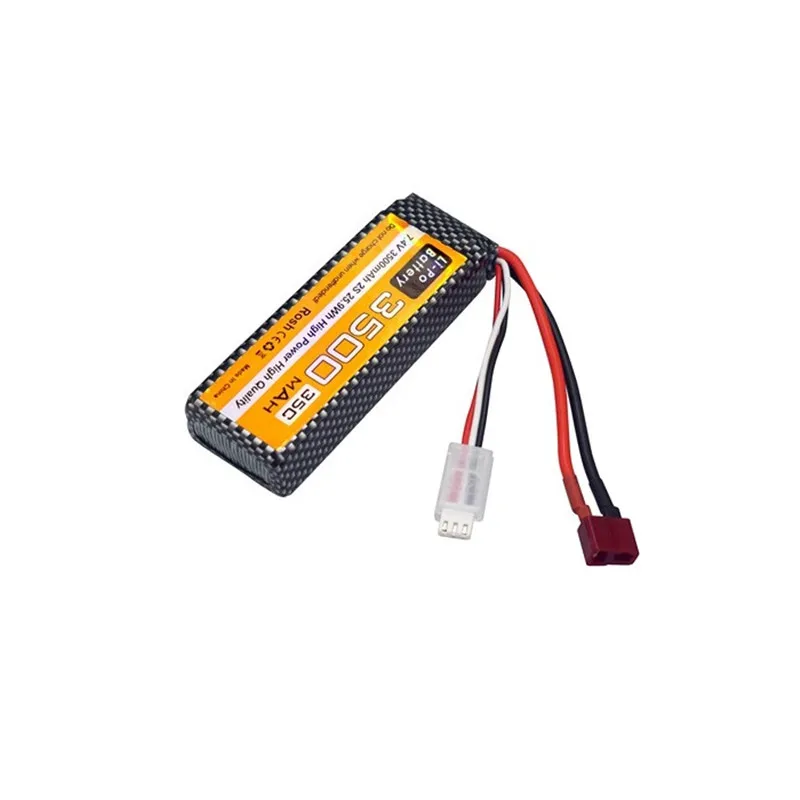 Upgrade 2S 35C 3500mAh 7.4V Lipo Battery For MJX Hyper Go H16P H16E H16GT H16BM H16PL 14301 14302 14209 14210 With T Plug