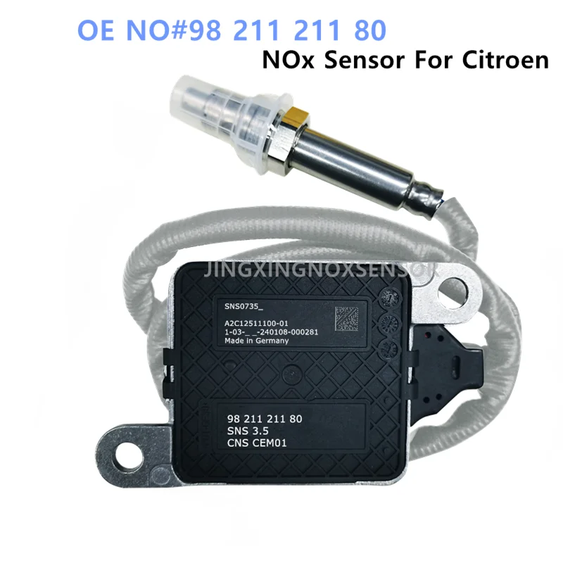 9821121180 SNS0735 Original New Nitrogen Oxide NOx Sensor For Citroen C3 C4 C5 DS3 DS4 DS5