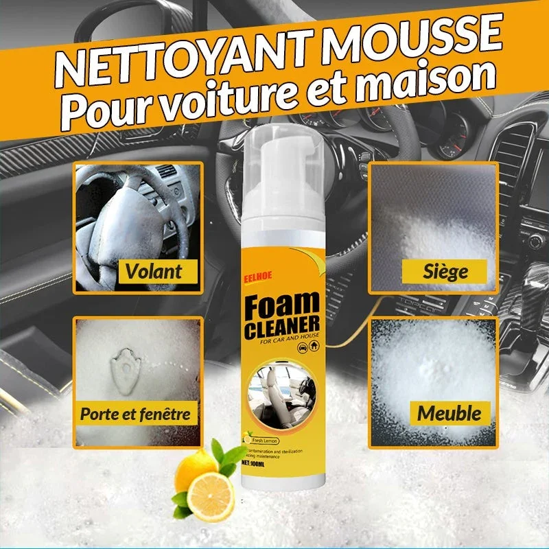 150Ml Foam Cleaner Spray Multi-purpose Anti-Aging Cleaner Gereedschap Auto Interieur Huis Schoonmaken Schuim Voor Auto interieur Schoon Leer