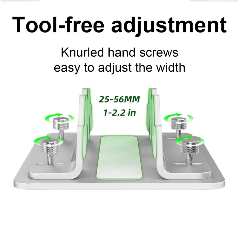 อลูมิเนียมอัลลอยด์แล็ปท็อปเดสก์ท็อปขาตั้ง ผู้ถือคอมพิวเตอร์ปรับได้