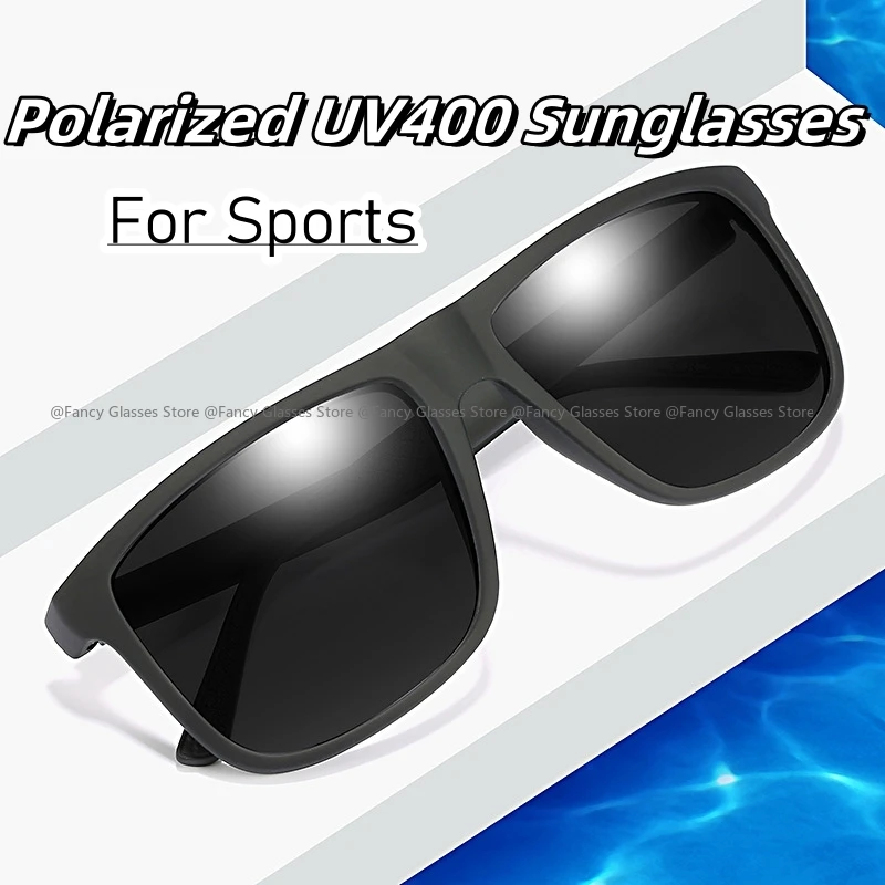 

2024 Classic Men UV400 Sunglasses Square Frame Polarized Sun Glasses for Man Women Luxury Fashion Fishing Eyewear Goggles