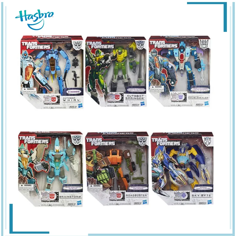 

Hasbro Transformers IDW Fall of Cybertron PVC Springer Whirl Roadbuster Action Figure Model Collection Hobby Gifts Toys