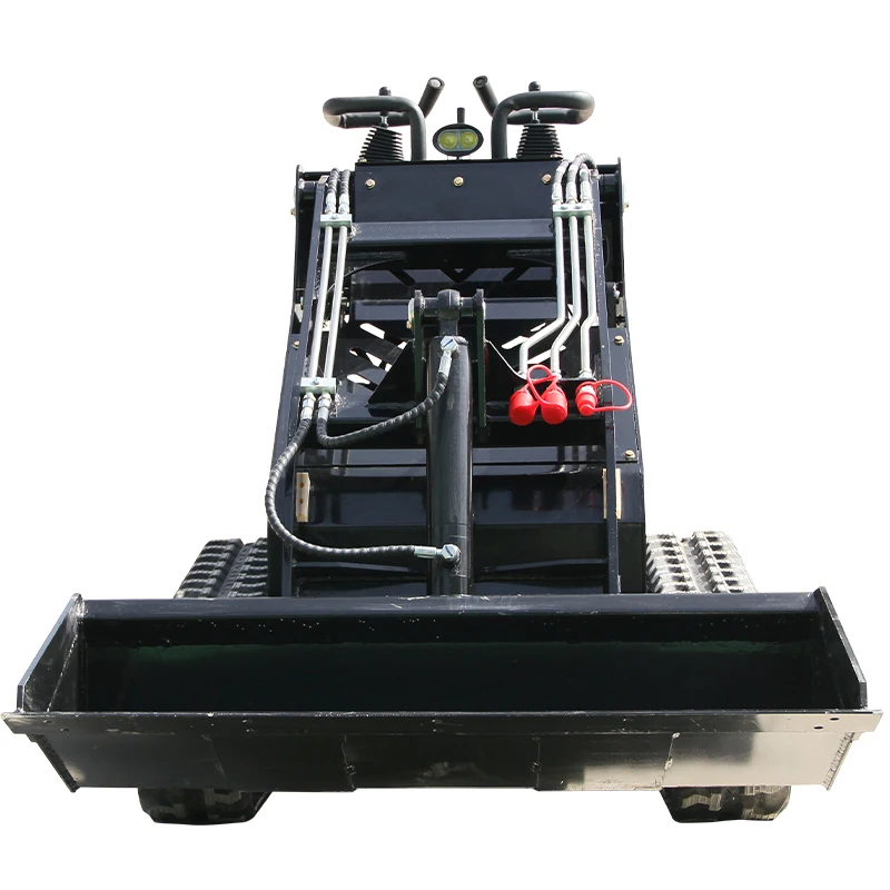 Mini Tracked Skid Steer Loader with Bucket EPA 13.5HP Engine USA Stock for Farm Construction Snow Removal