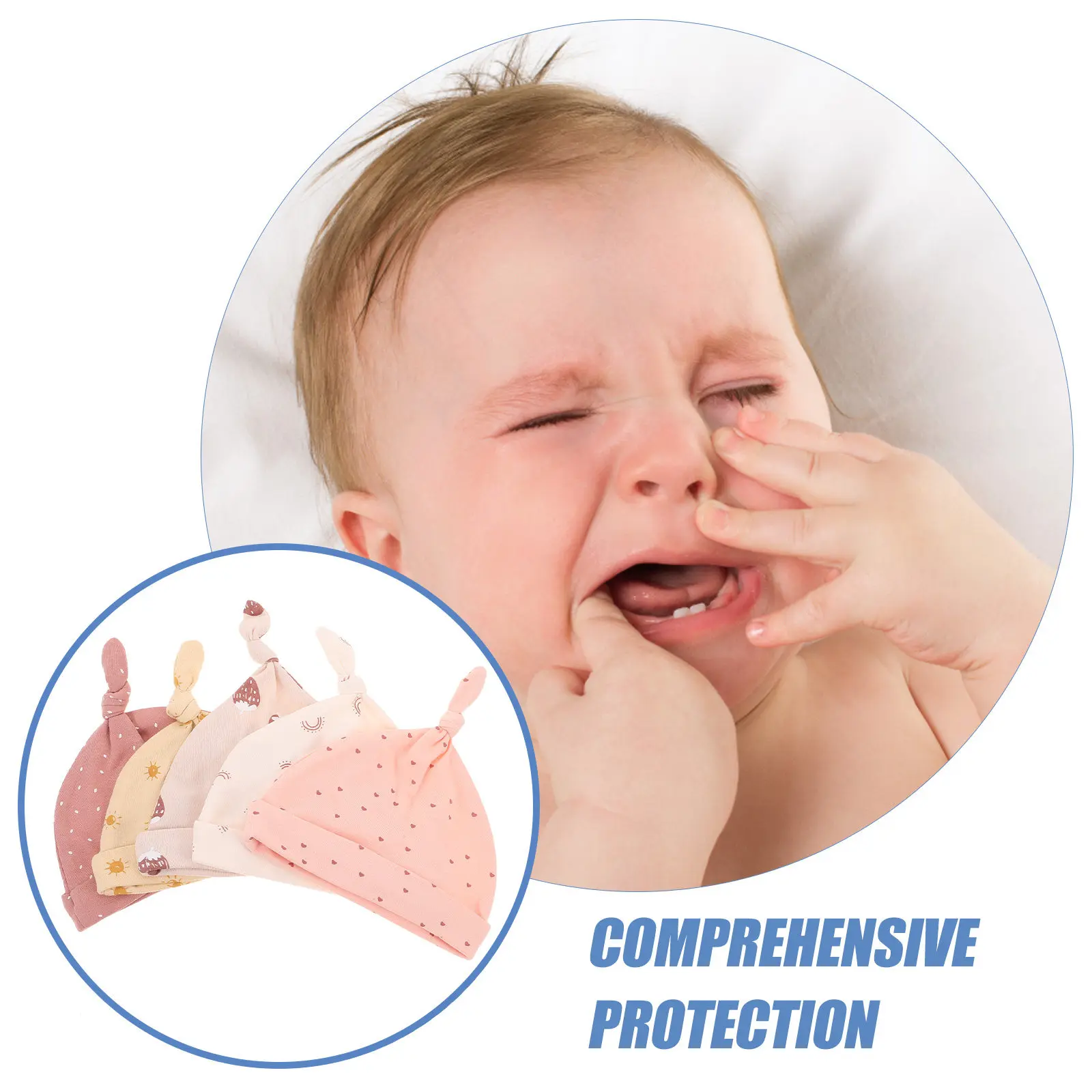 set-di-5-pezzi-per-neonati-kit-protezione-da-graffi-cappellino-guanti-e-calzini-in-morbido-cotone-set-per-la-cura-del-bambino-uso-ospedaliero-e-domestico-guanti-in-cotone-per-neonati