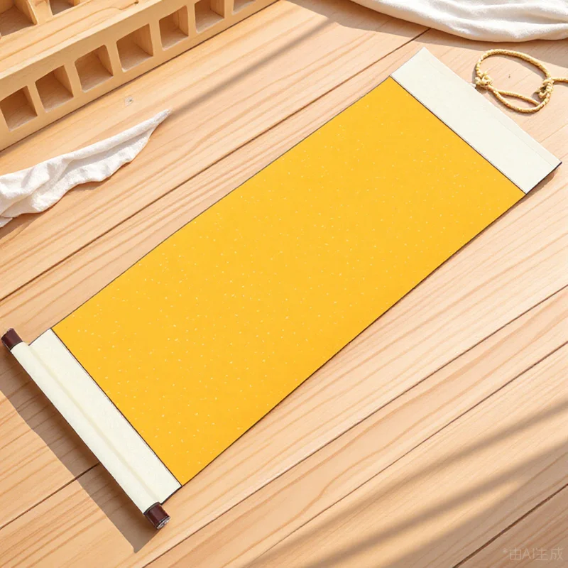 

1Pcs Chinese Calligraphy Xuan Paper Thickened High-Quality Blank Hanging Scroll for Brush Ink Writing Painting Drawing Art Wall