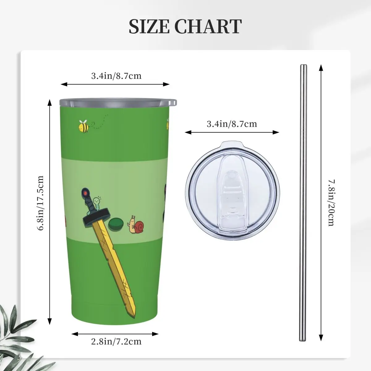 Finn The Human Adventurer Backpack Stainless Steel Tumbler Vacuum Insulated Mug Thermal Cold Bottle Straws With Lid 20oz