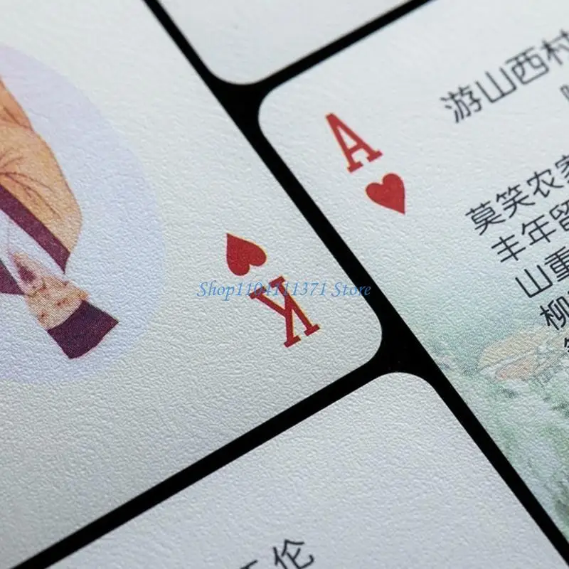 

P9FC Колода игровых карт в покере Игральные карты Мини-покерные карты Миниатюрная игральная карта