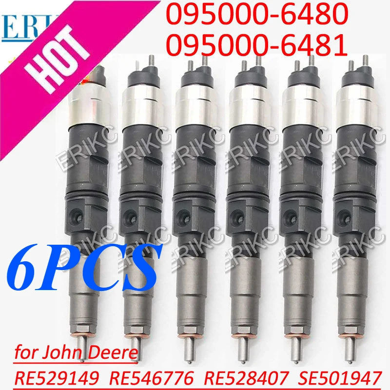 

RE529149 095000-6480 095000-6481 Fuel Cmmon Rail Injector RE546776 RE528407 SE501947 Diesel Nozzle Parts for John Deer-Engine