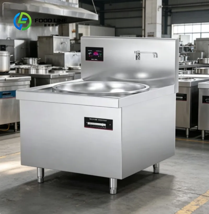Chain Catering Cooking Wok Stove for Commercial  Induction Models Designed for Stir Frying, Frying, Boiling and Stewing Tasks