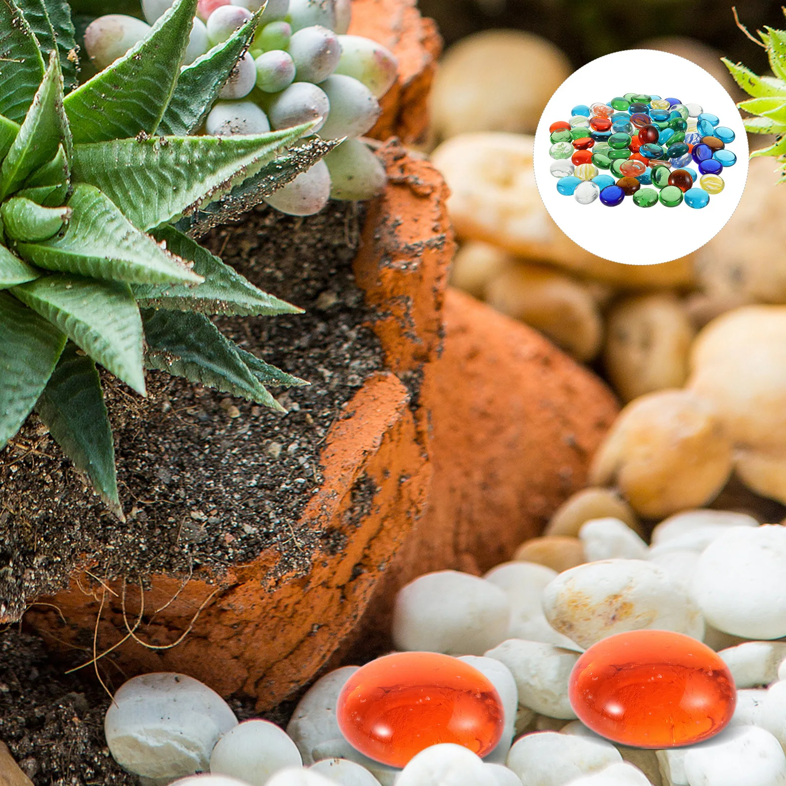 

1 Kg Glass Vase Filler Clear Decorative Pebbles for Elegant Centerpieces Vase Stones for Home Decor Crafts Glass Marbles