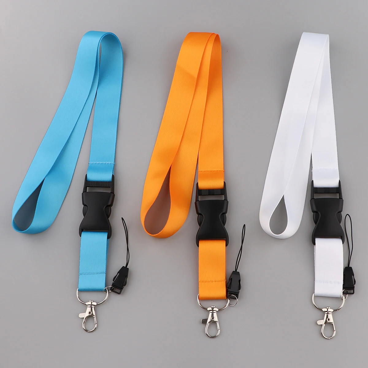 Reine Farbe Lanyard Karte Halter Neck Strap für Key ID Karte Handy Straps Abzeichen Halter DIY Hängenden Seil Telefon Charme strap