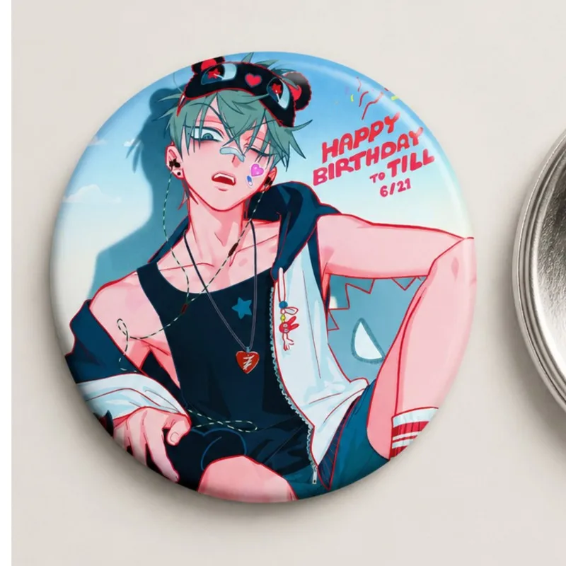 Alien Stage Till Button Pins Brooch 58mm Round Badge Anime New Decors Halloween Accessory Gifts Fans Customized