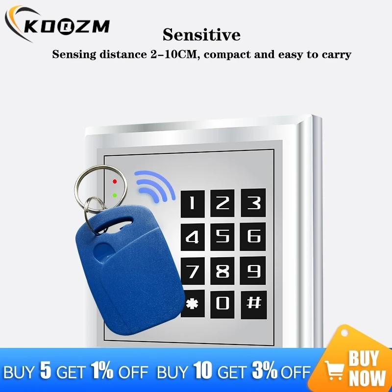 1/5PCS Dual Chip Frequency RFID 125KHZ T5577 EM4305+13.56MHZ Changeable Writable IC+ID UID Rewritable Composite Key Tags Keyfob