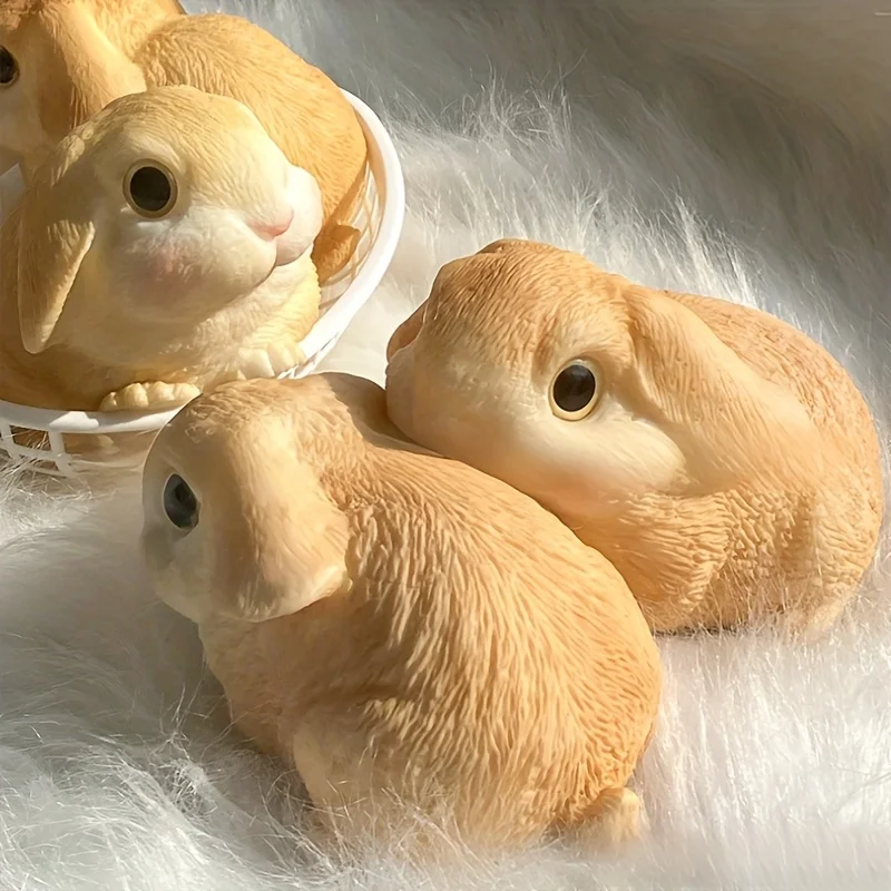 كبير الأرنب طابا اسفنجي ألعاب متململة أرنب لينة ضغط ألعاب حسية للأطفال مع التوحد تململ هدايا عيد ميلاد هدايا الحفلات