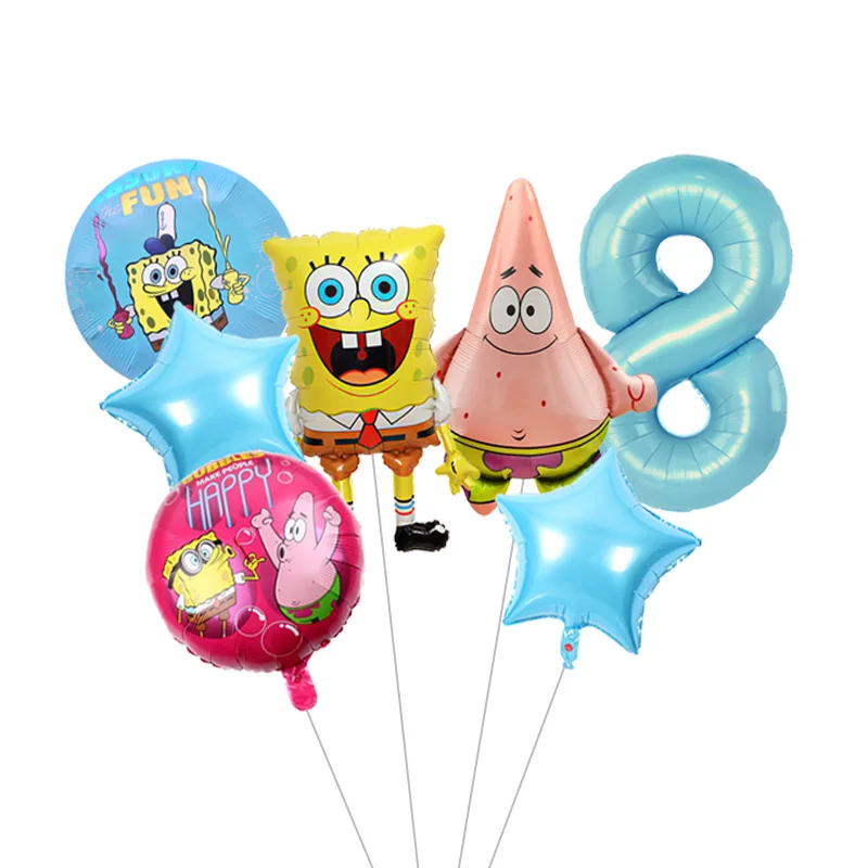 Niedlicher SpongeBob-Themen-Partykerzen-Geburtstagstorten-Topper für Kinderfeier-Dekoration – Detail 26