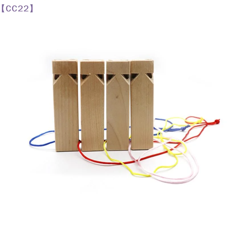 【CC22】1/2Pcs Kids Wooden Train Whistle Toy Musical Train Whistle Teaching Aid Learning Activities Whistle Gifts For Children{C}