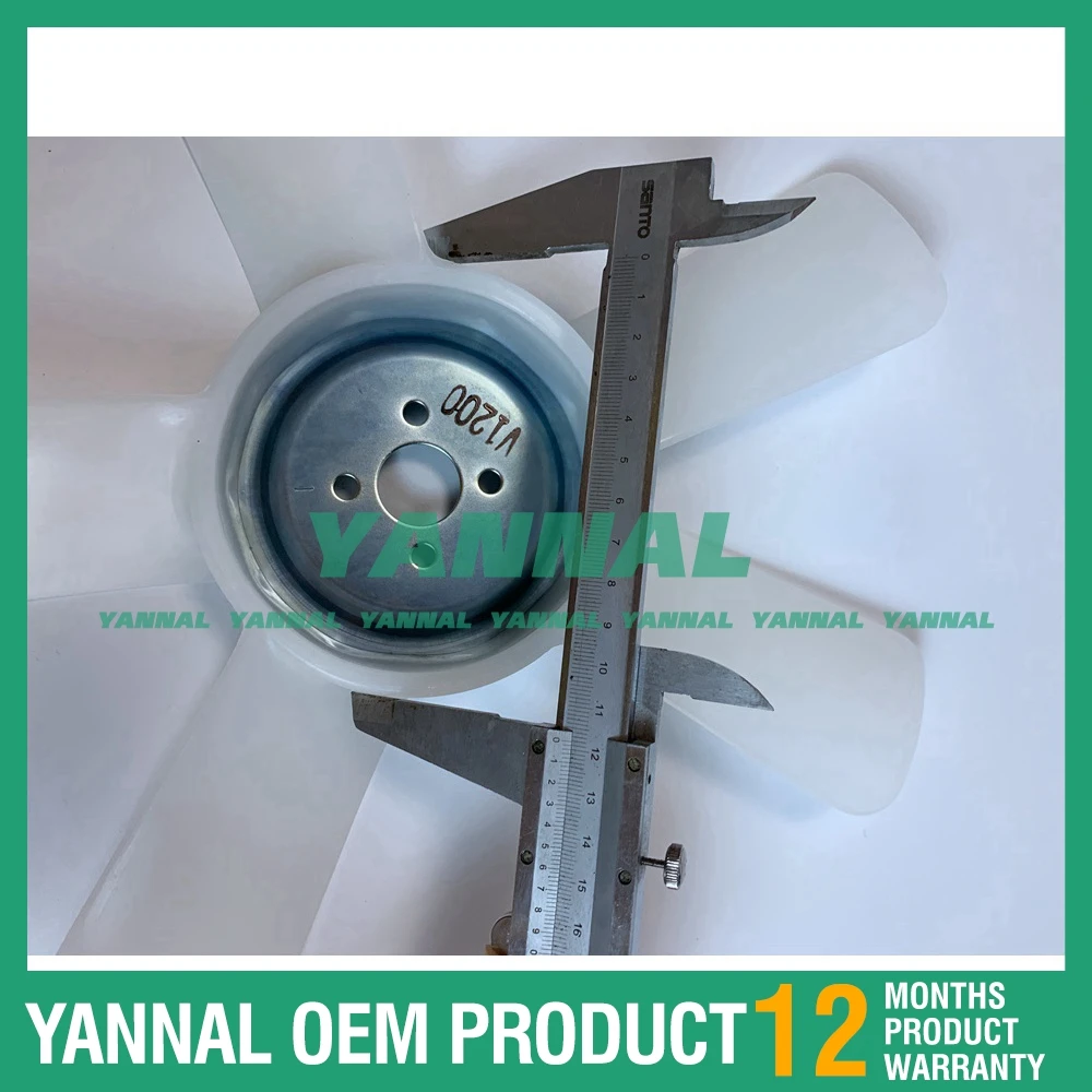 D1305 Fan Blade 15442-74110 For Kubota Excavator Engine Parts