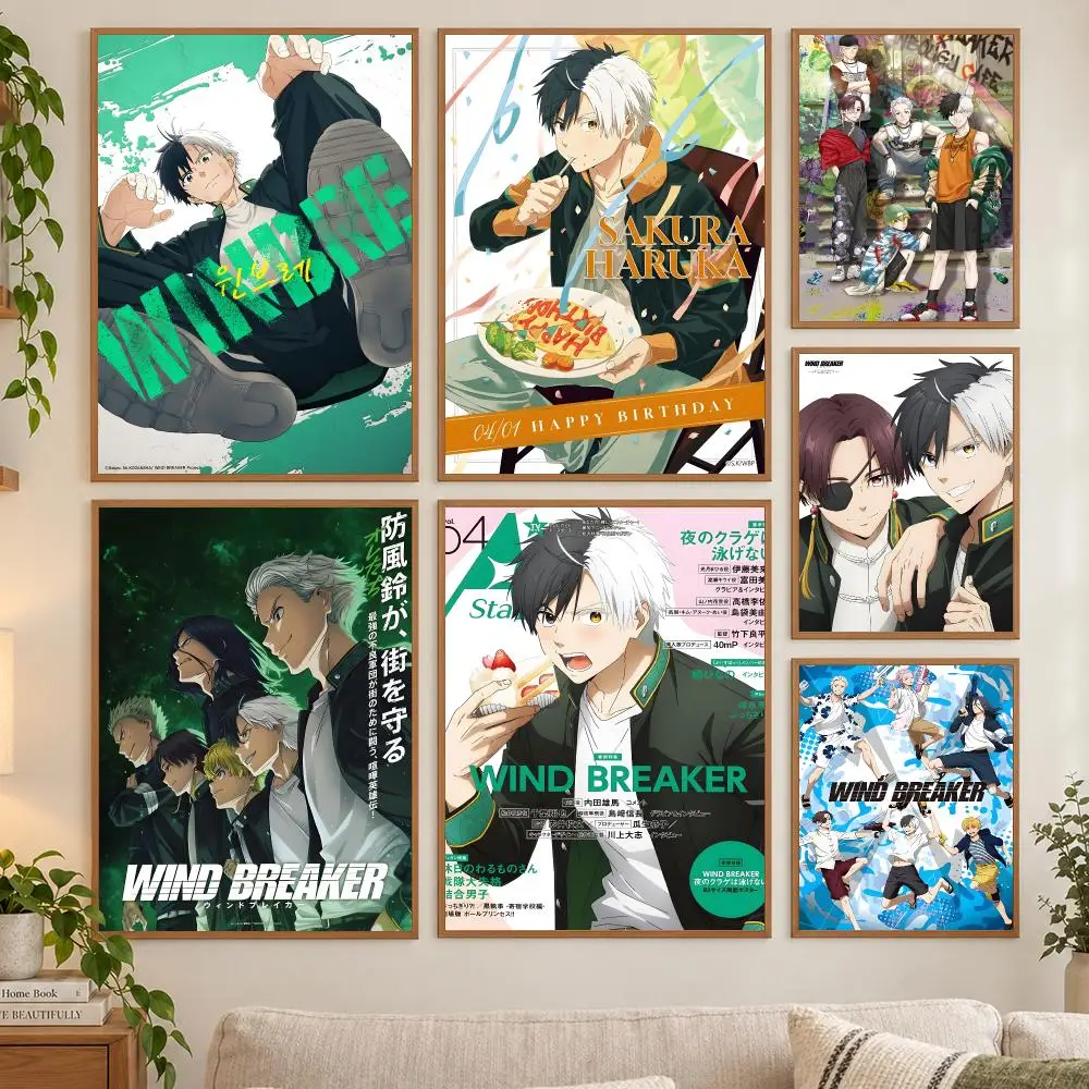 Haruka Sakura Poster HD art sticky wall waterproof home living room bedroom bar aesthetic decoration