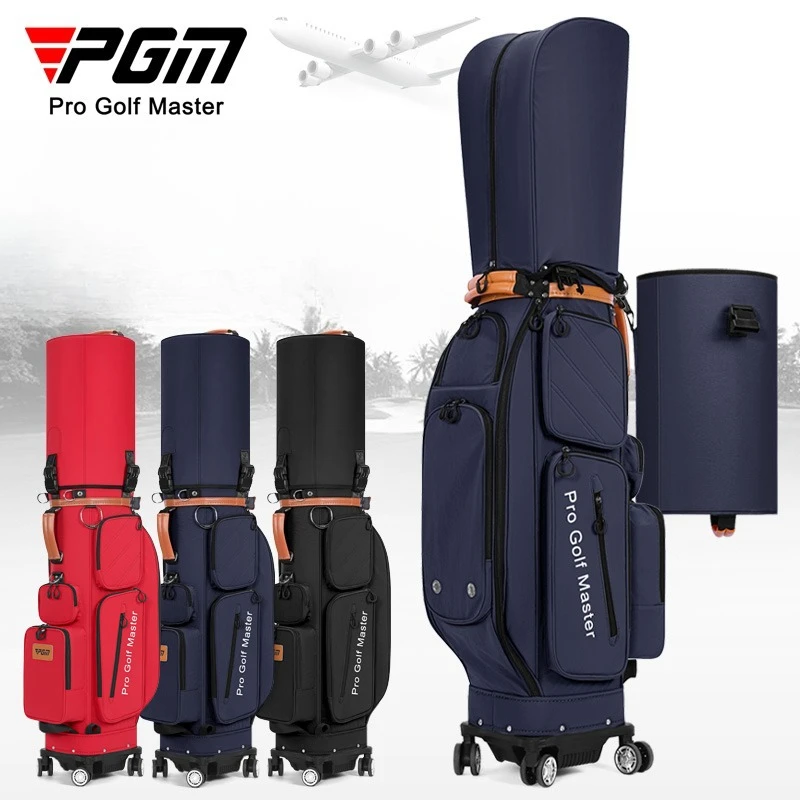 PGM Golf Bags Men Women Hard Shell Four Wheel Air Travel Check in Airplane Bag QB179