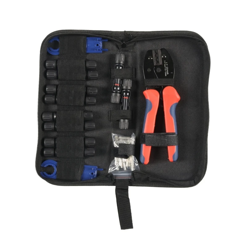 

2.5-6mm² Solar Panel Connector Terminal Hand Crimp Plier Solar Crimping Tool