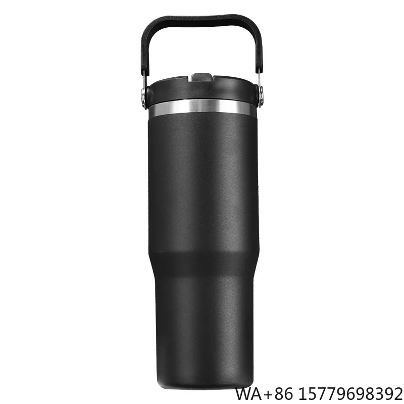 6-12 Hours Thermal Insulation Vacuum Insulated Portable for Car Outdoor Use Large Capacity 30-oz 304 Stainless Steel Tumbler