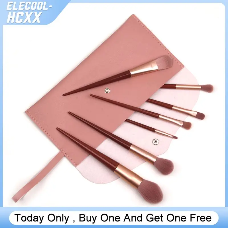 5/7 PCS Portable Makeup Brushes Set Cosmetic Powder Eye Shadow Foundation Blush Blending Concealer Beauty Make Up Tool Brushes