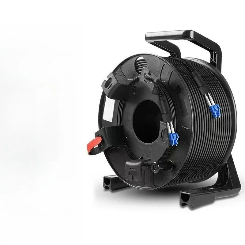 Flexible Optical Fiber Receiving and Receiving Portable Winding Vehicle Live Stage Reuse Optical Fiber Cable