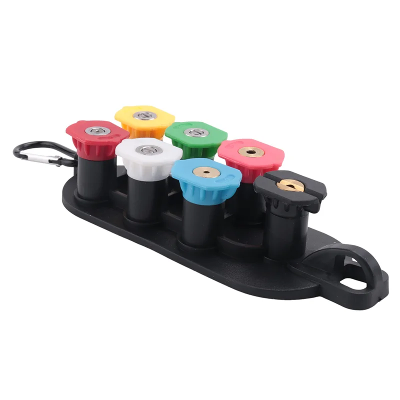 

A76K Turbo Nozzle , Pressure Washer Nozzle Spray Tips Set Including Rotating Turbo Nozzle And Nozzle Tips With Nozzle Holder