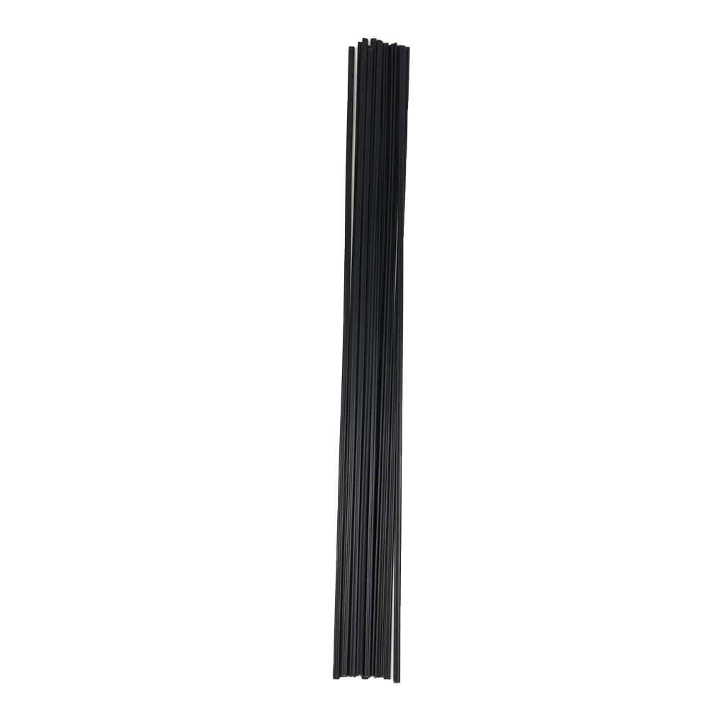 15pcs/Set 15 Packs 15 X Plastic Welding Rods Welding Rods ABS Anti-alkali Black Electrode For Battery Car\'s Shell